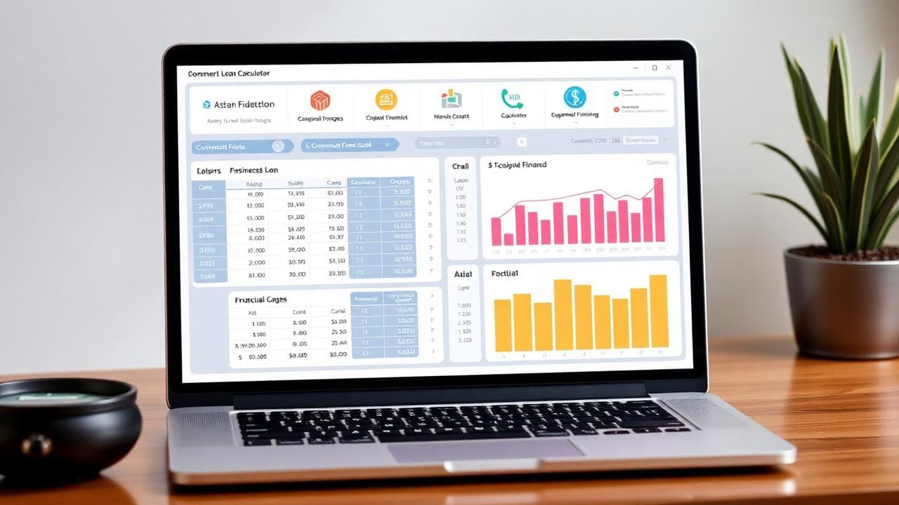 Professional business loan calculator and financial planning