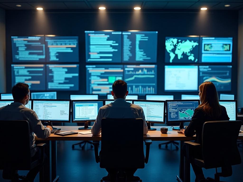 Professional compliance monitoring center with regulatory oversight systems